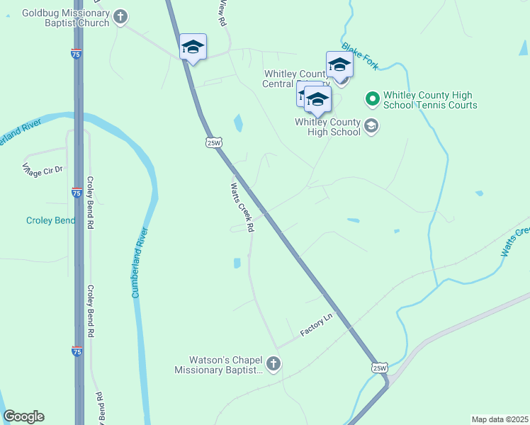 map of restaurants, bars, coffee shops, grocery stores, and more near 2940 U.S. 25W in Williamsburg