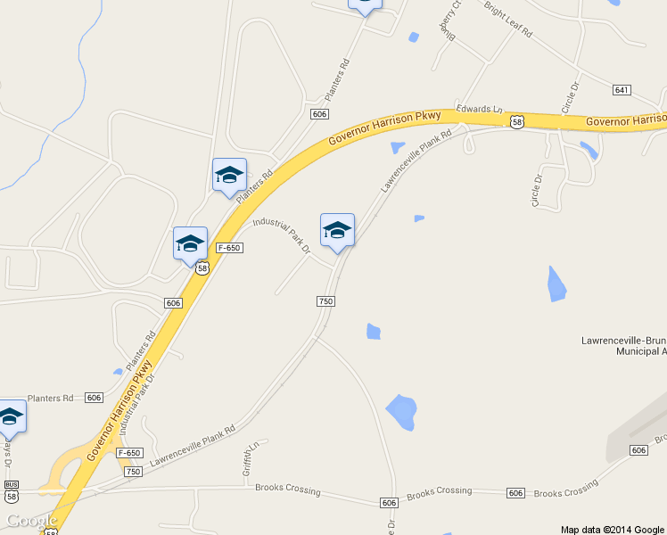 map of restaurants, bars, coffee shops, grocery stores, and more near 999 Industrial Park Drive in Lawrenceville