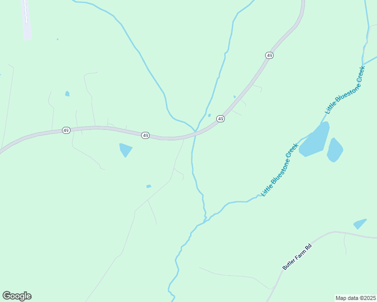 map of restaurants, bars, coffee shops, grocery stores, and more near 52 Reveille Road in Chase City