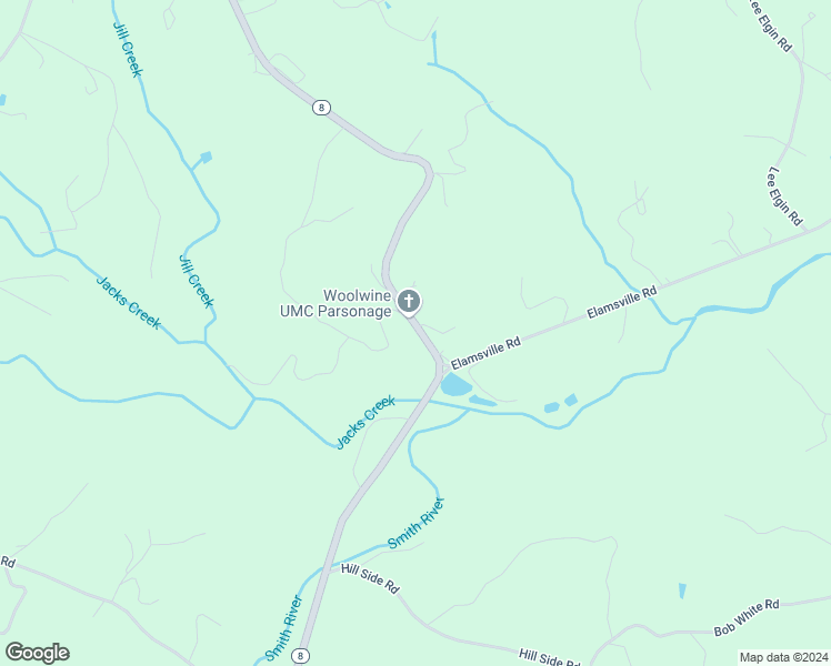 map of restaurants, bars, coffee shops, grocery stores, and more near 9993 Woolwine Highway in Stuart
