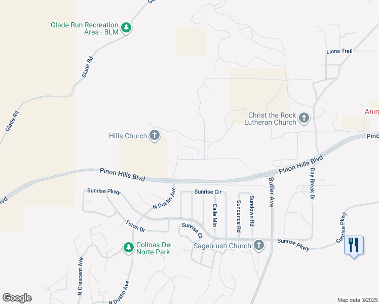 map of restaurants, bars, coffee shops, grocery stores, and more near 800 Saguaro Trail in Farmington