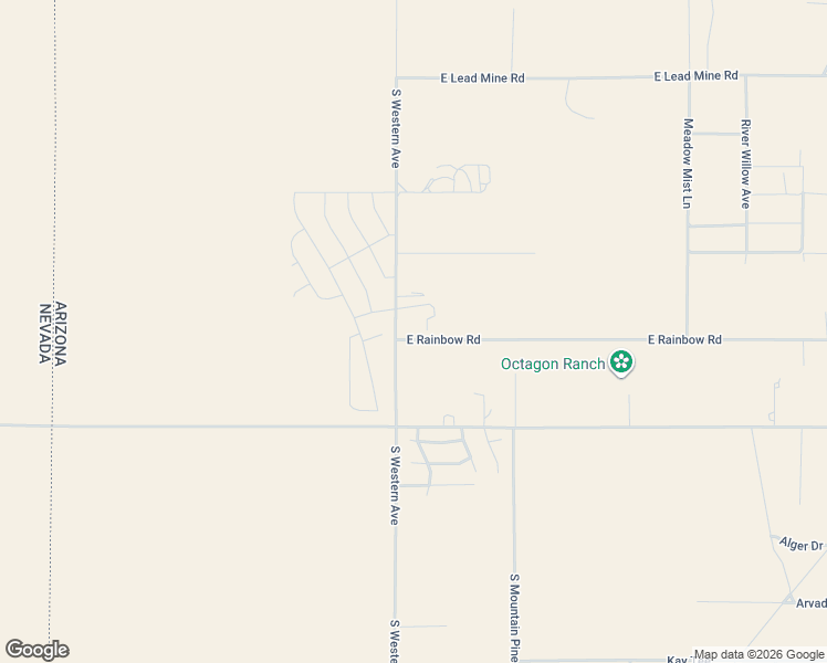 map of restaurants, bars, coffee shops, grocery stores, and more near 515 East Rainbow Road in Littlefield