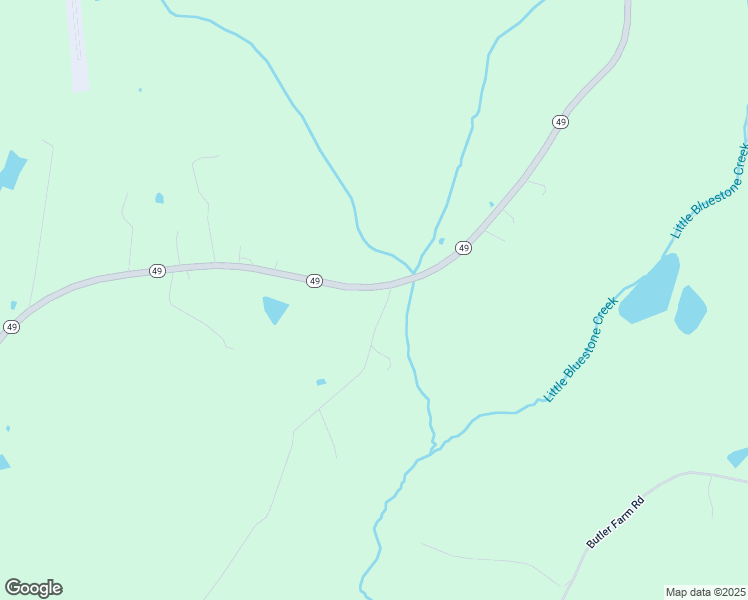 map of restaurants, bars, coffee shops, grocery stores, and more near 52 Reveille Road in Chase City