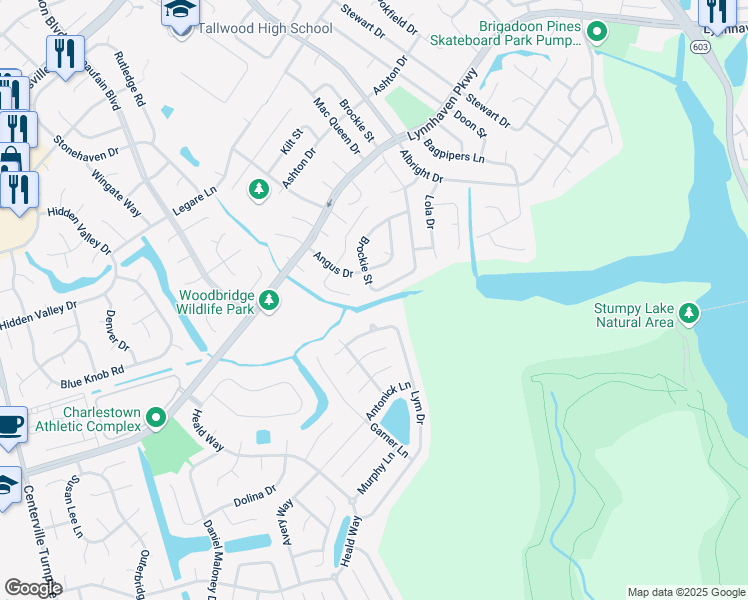 map of restaurants, bars, coffee shops, grocery stores, and more near 781 Lym Drive in Virginia Beach