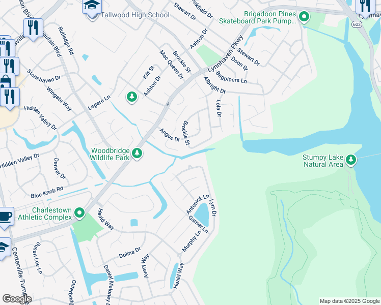 map of restaurants, bars, coffee shops, grocery stores, and more near 781 Lym Drive in Virginia Beach