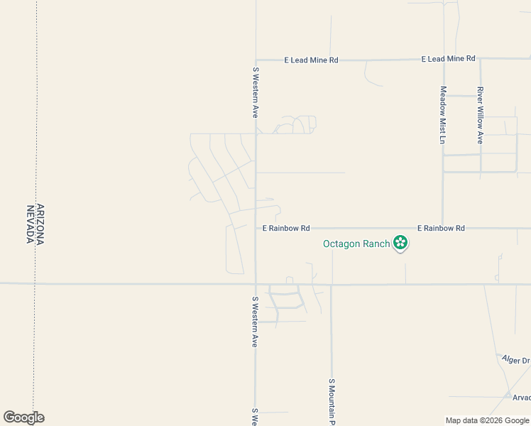 map of restaurants, bars, coffee shops, grocery stores, and more near 515 East Rainbow Road in Littlefield