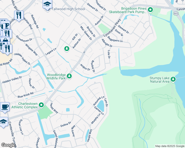 map of restaurants, bars, coffee shops, grocery stores, and more near 781 Lym Drive in Virginia Beach