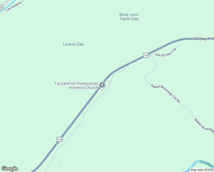 map of restaurants, bars, coffee shops, grocery stores, and more near U.S. 119 in Calvin
