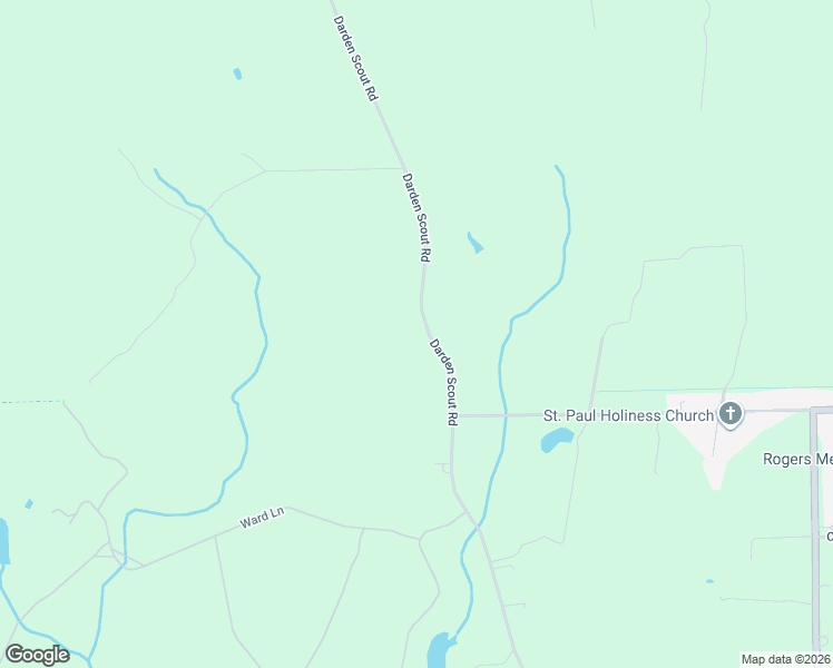 map of restaurants, bars, coffee shops, grocery stores, and more near 17368-17498 Darden Scout Road in Sedley