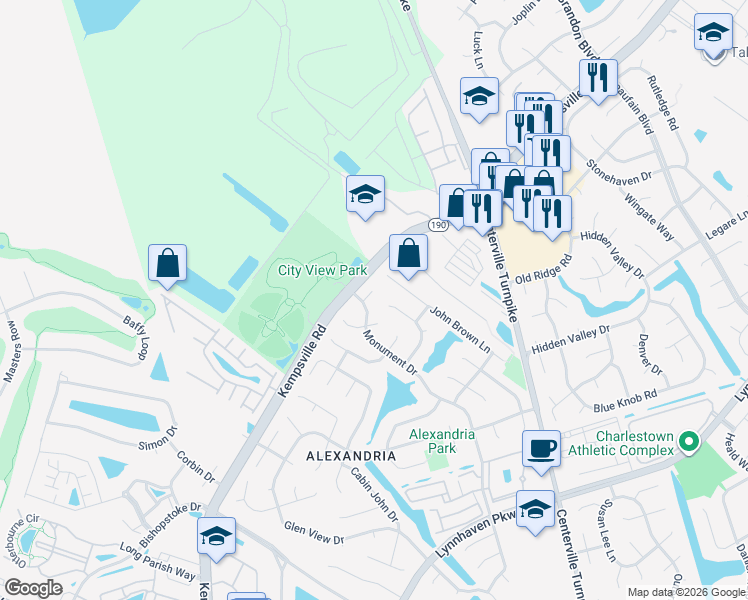 map of restaurants, bars, coffee shops, grocery stores, and more near 5512 Port Hudson Court in Virginia Beach