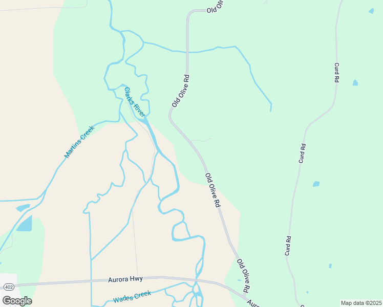 map of restaurants, bars, coffee shops, grocery stores, and more near Old Olive Road in Hardin