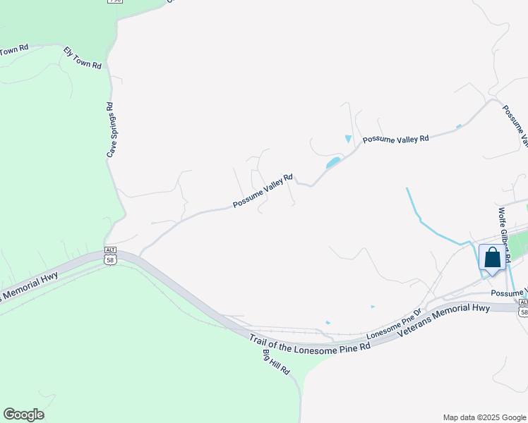 map of restaurants, bars, coffee shops, grocery stores, and more near 604 Possum Valley Road in Dryden