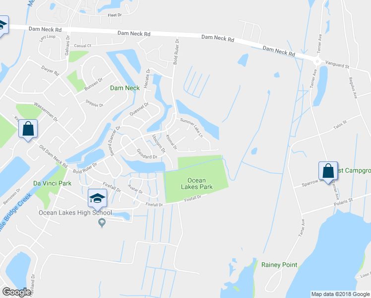 map of restaurants, bars, coffee shops, grocery stores, and more near 1768 Kitimal Drive in Virginia Beach