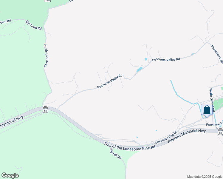 map of restaurants, bars, coffee shops, grocery stores, and more near 604 Possum Valley Road in Dryden