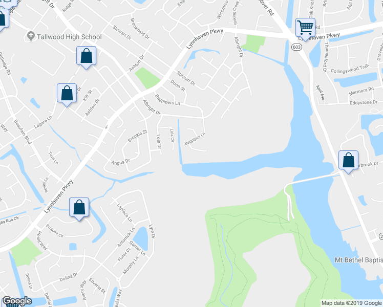 map of restaurants, bars, coffee shops, grocery stores, and more near 1705 Dancers Court in Virginia Beach
