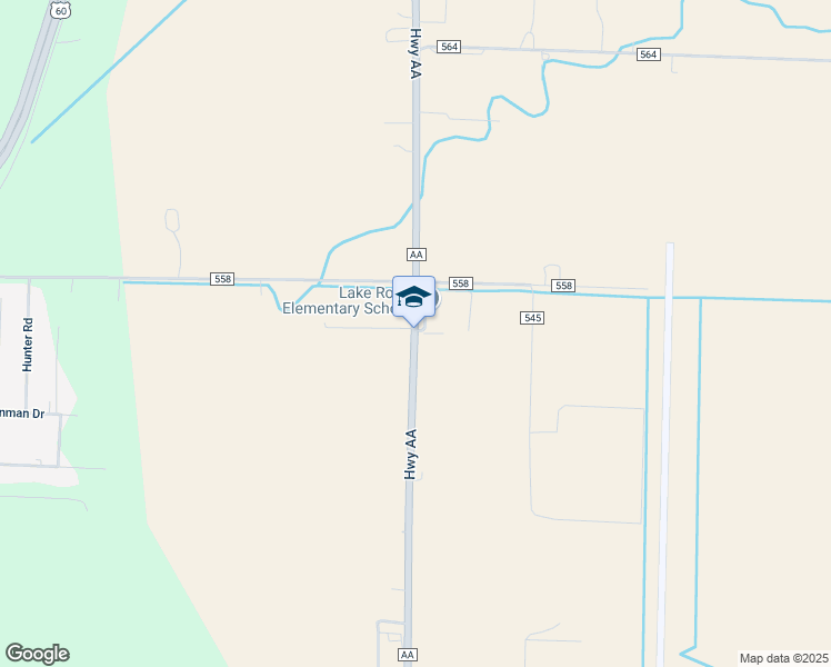 map of restaurants, bars, coffee shops, grocery stores, and more near 986 State Highway AA in Poplar Bluff