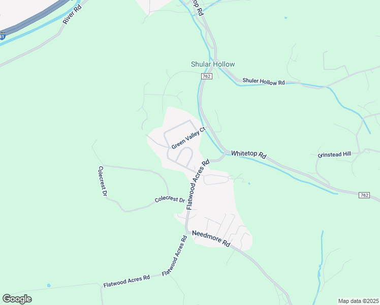 map of restaurants, bars, coffee shops, grocery stores, and more near 138 Evergreen Court in Chilhowie
