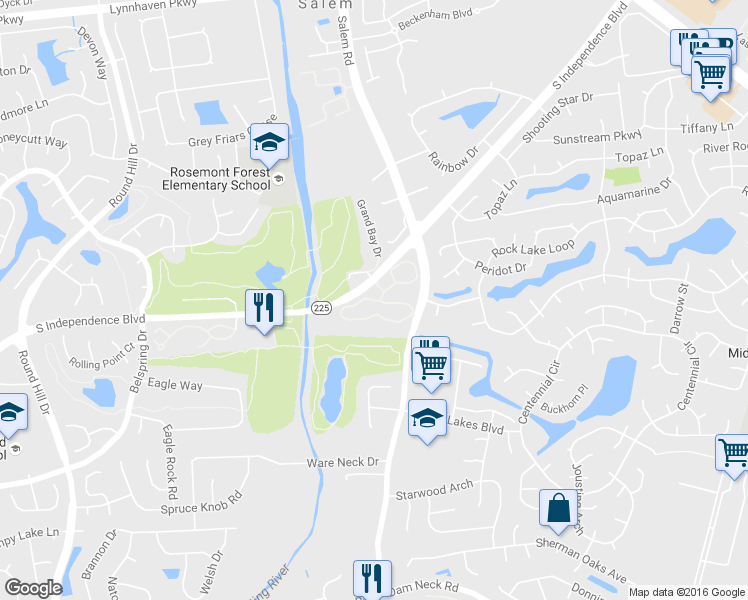 map of restaurants, bars, coffee shops, grocery stores, and more near 5092 Heathglen Circle in Virginia Beach