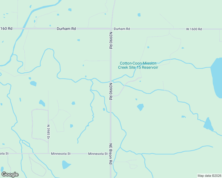 map of restaurants, bars, coffee shops, grocery stores, and more near 16255 N3990 Road in Bartlesville
