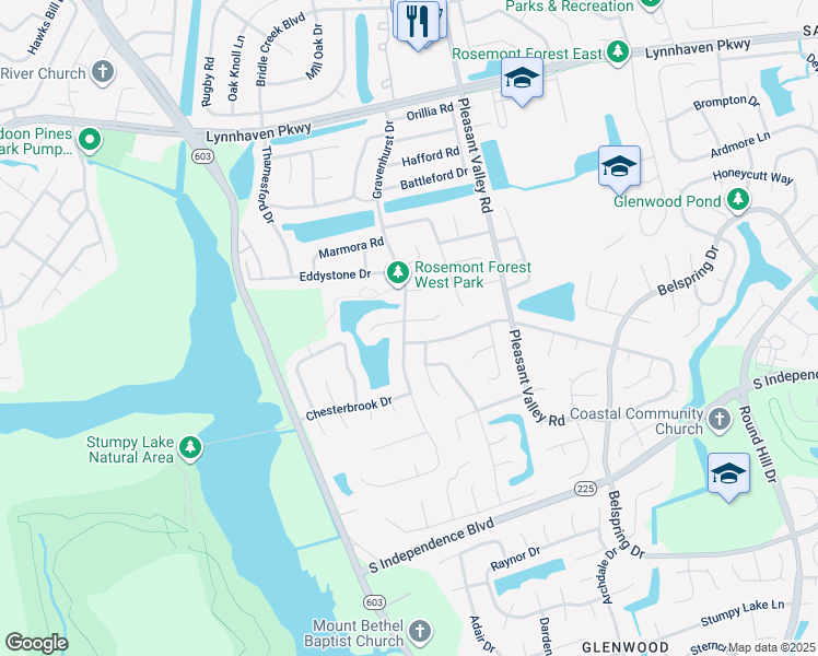 map of restaurants, bars, coffee shops, grocery stores, and more near 1341 Sagamore Court in Virginia Beach