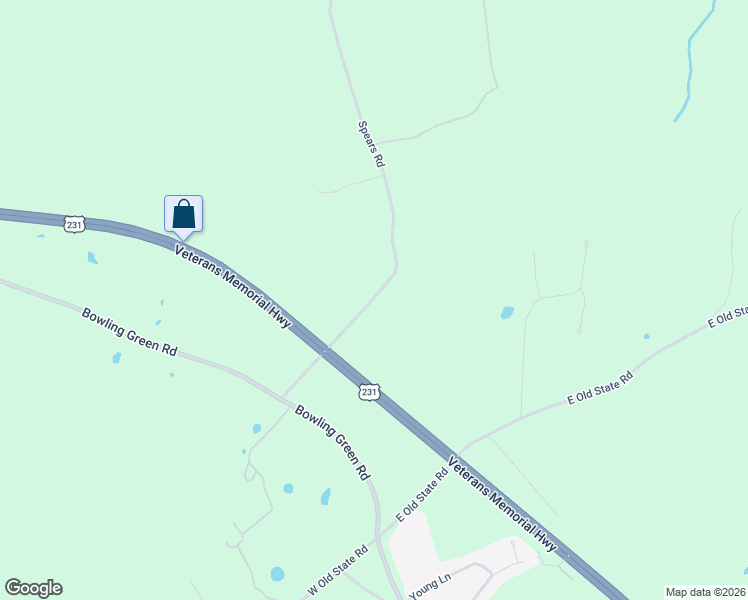 map of restaurants, bars, coffee shops, grocery stores, and more near 519-919 Spears Road in Scottsville