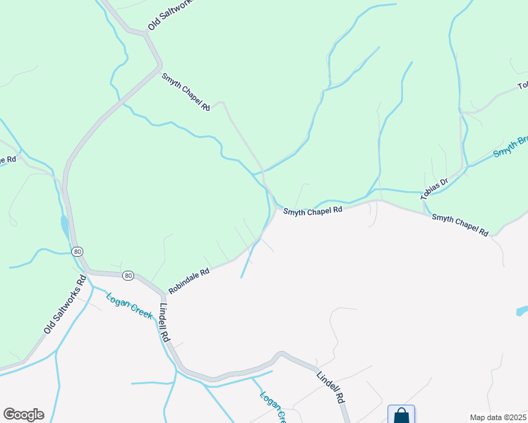 map of restaurants, bars, coffee shops, grocery stores, and more near 28450 Smyth Chapel Road in Meadowview