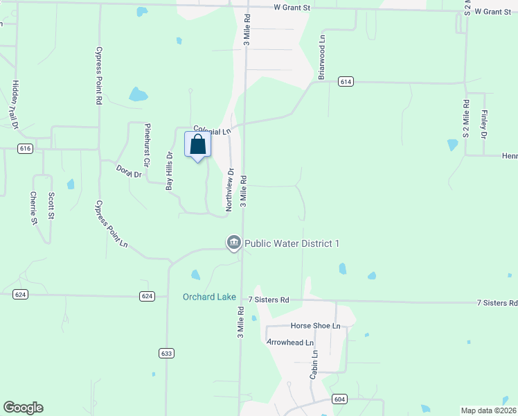 map of restaurants, bars, coffee shops, grocery stores, and more near 15336 Middle Creek Road in Dexter