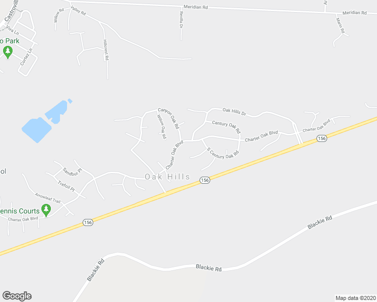 map of restaurants, bars, coffee shops, grocery stores, and more near 15051 Green Oak Place in Salinas