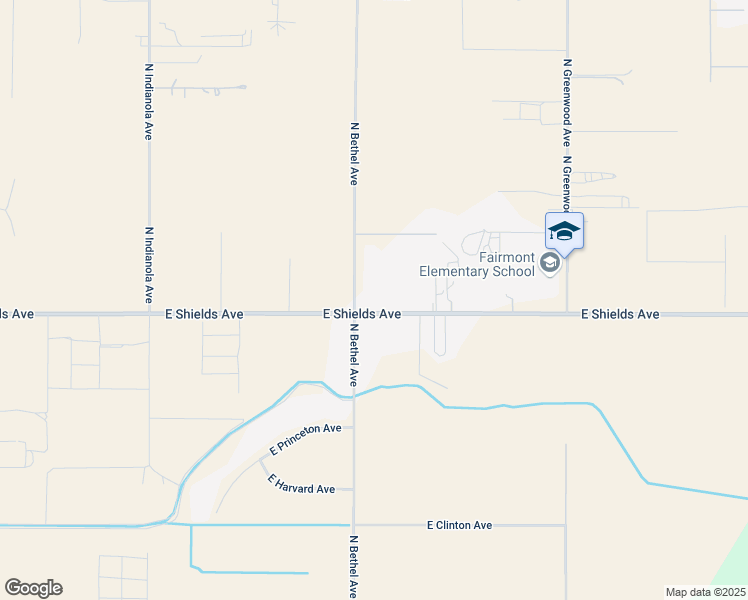 map of restaurants, bars, coffee shops, grocery stores, and more near 12020 East Shields Avenue in Sanger