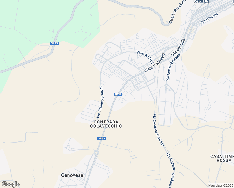 map of restaurants, bars, coffee shops, grocery stores, and more near 1872 Viale Iᵒ Maggio in Libero consorzio comunale di Ragusa
