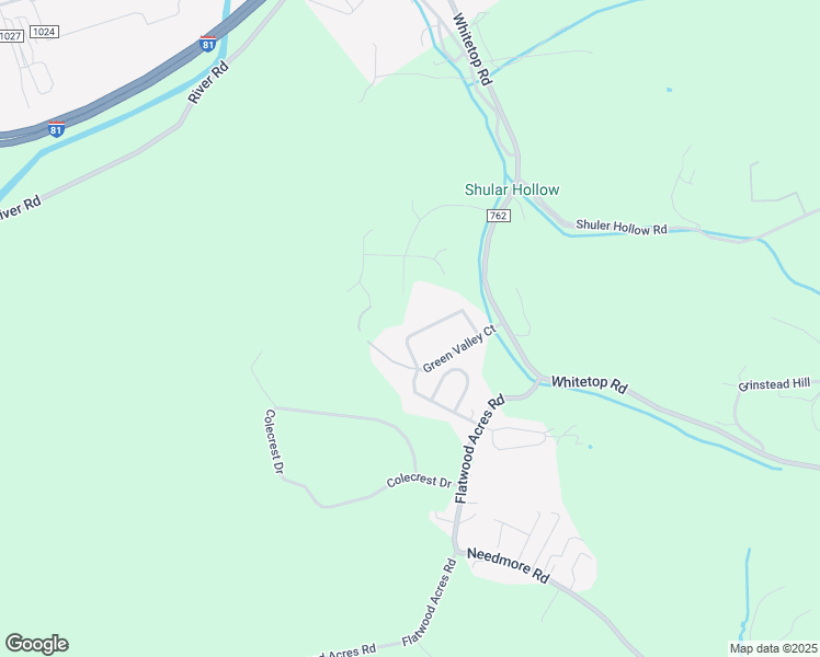 map of restaurants, bars, coffee shops, grocery stores, and more near 224 Green Valley Court in Chilhowie