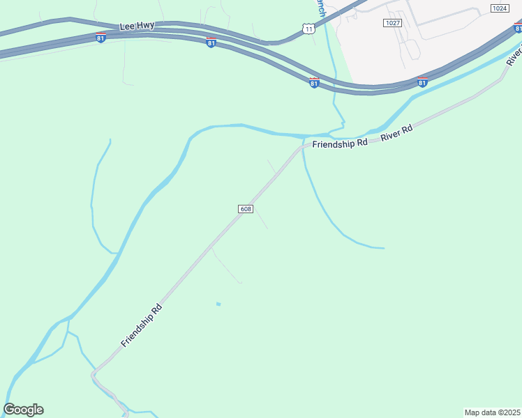 map of restaurants, bars, coffee shops, grocery stores, and more near 12299 Friendship Road in Chilhowie