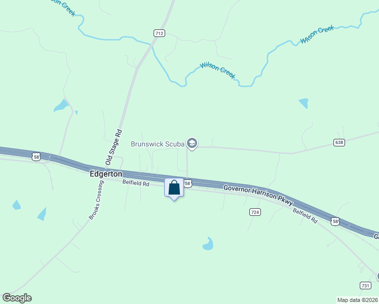 map of restaurants, bars, coffee shops, grocery stores, and more near 174 County Pond Road in Freeman