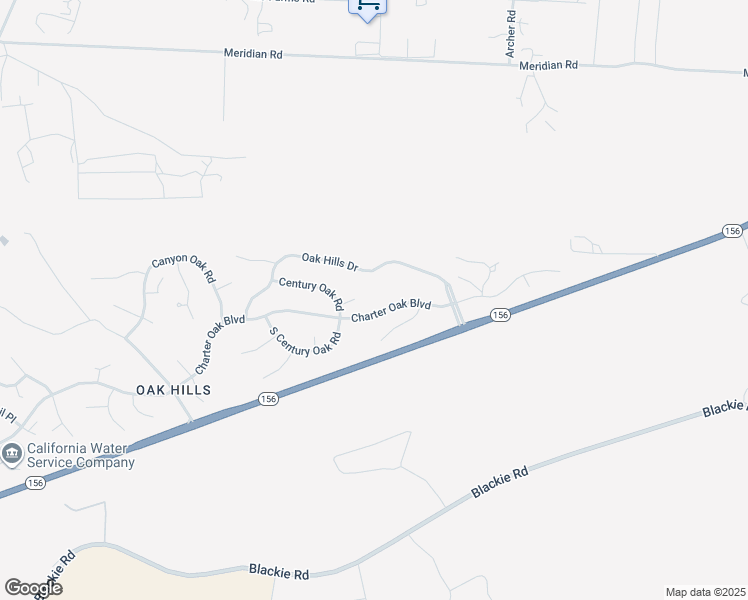 map of restaurants, bars, coffee shops, grocery stores, and more near 15410 Oak Hills Drive in Salinas