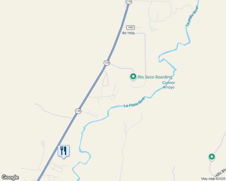 map of restaurants, bars, coffee shops, grocery stores, and more near 26 Road 1990 in Farmington