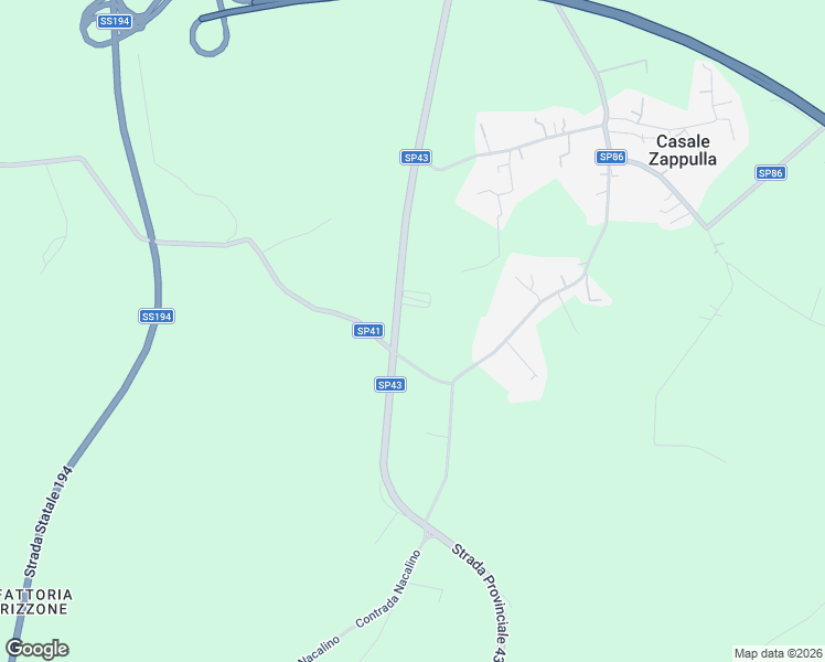 map of restaurants, bars, coffee shops, grocery stores, and more near 268 Via Sorda Sampieri in Libero consorzio comunale di Ragusa