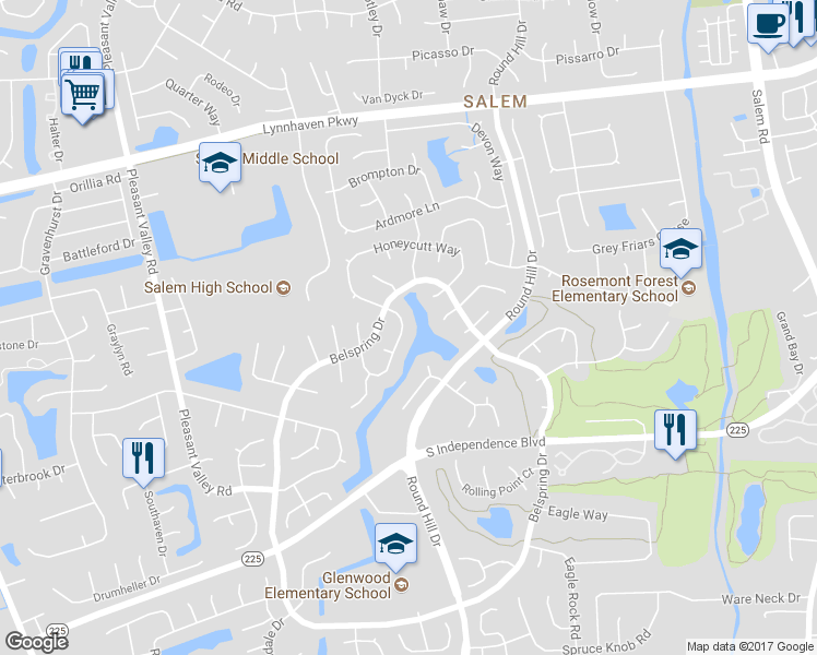 map of restaurants, bars, coffee shops, grocery stores, and more near 2069 Silver Lake Drive in Virginia Beach