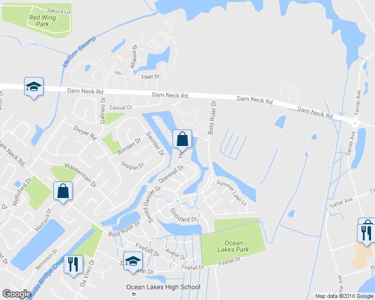 map of restaurants, bars, coffee shops, grocery stores, and more near 600 Sheafe Court in Virginia Beach