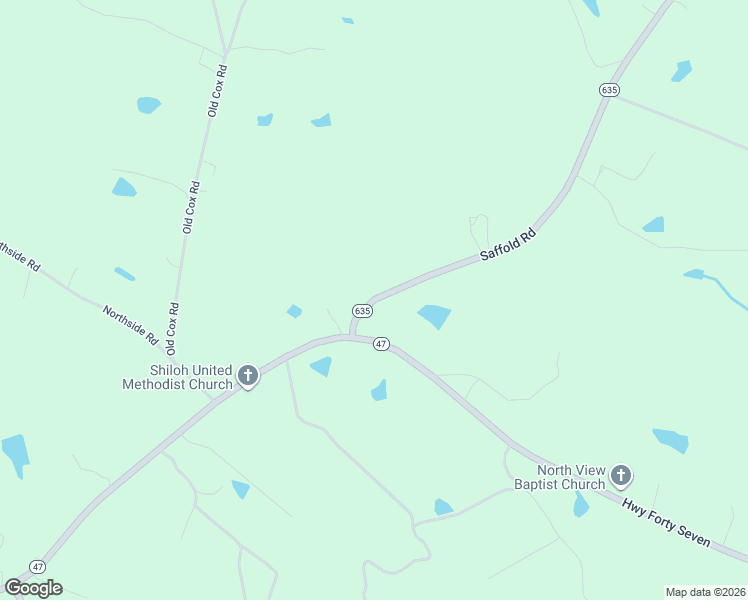 map of restaurants, bars, coffee shops, grocery stores, and more near 65 Saffold Road in South Hill