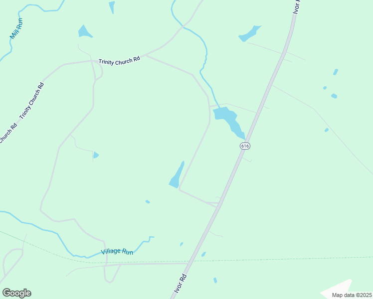 map of restaurants, bars, coffee shops, grocery stores, and more near 17332 Ivor Road in Courtland