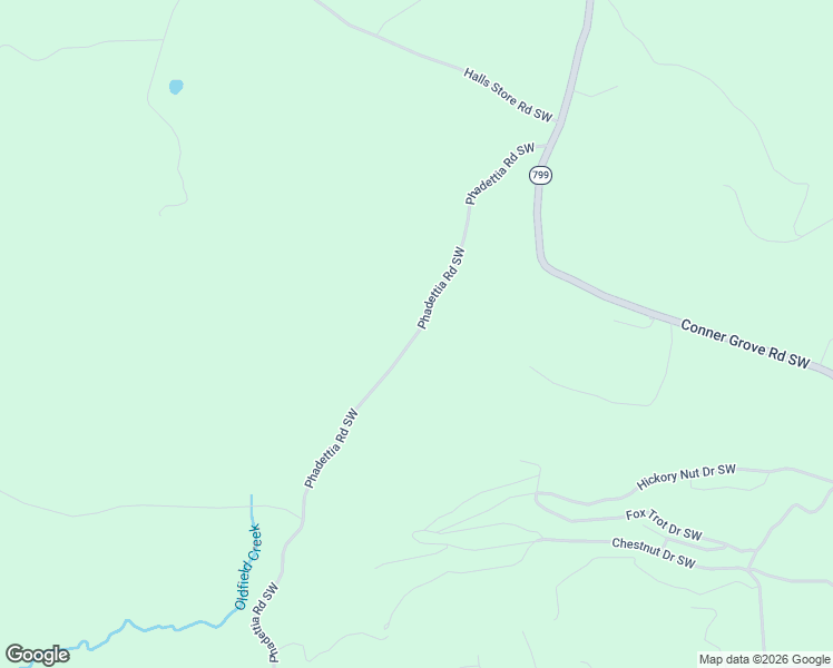 map of restaurants, bars, coffee shops, grocery stores, and more near 718 Phadettia Road Southwest in Willis