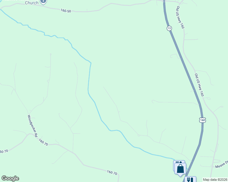 map of restaurants, bars, coffee shops, grocery stores, and more near 796-798 Hidden Spring Lane in Reeds Spring