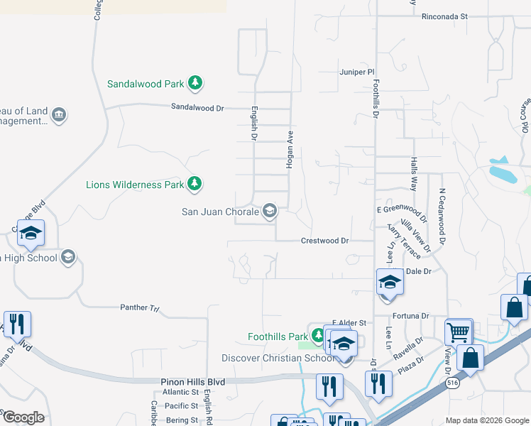 map of restaurants, bars, coffee shops, grocery stores, and more near 5007 Greenwood Drive in Farmington