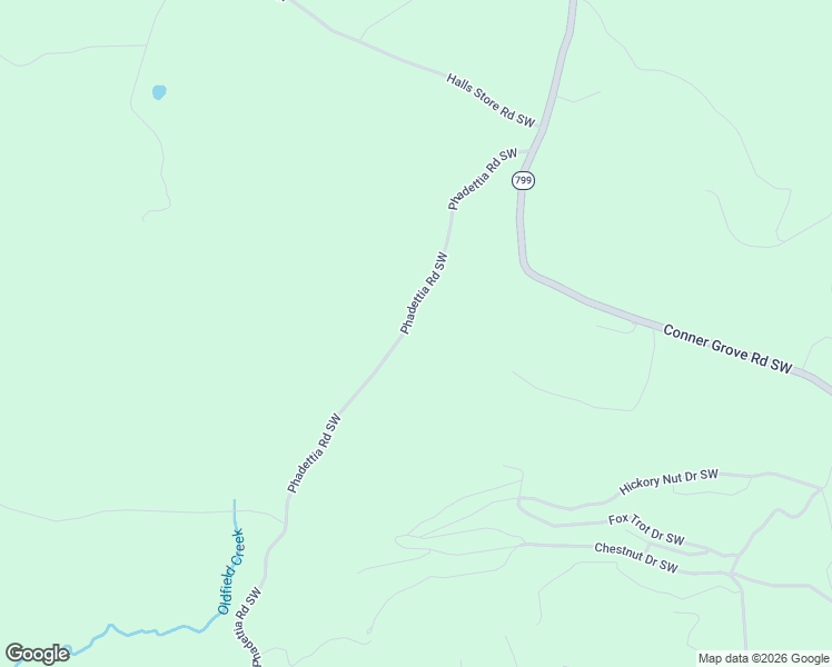 map of restaurants, bars, coffee shops, grocery stores, and more near 718 Phadettia Road Southwest in Willis