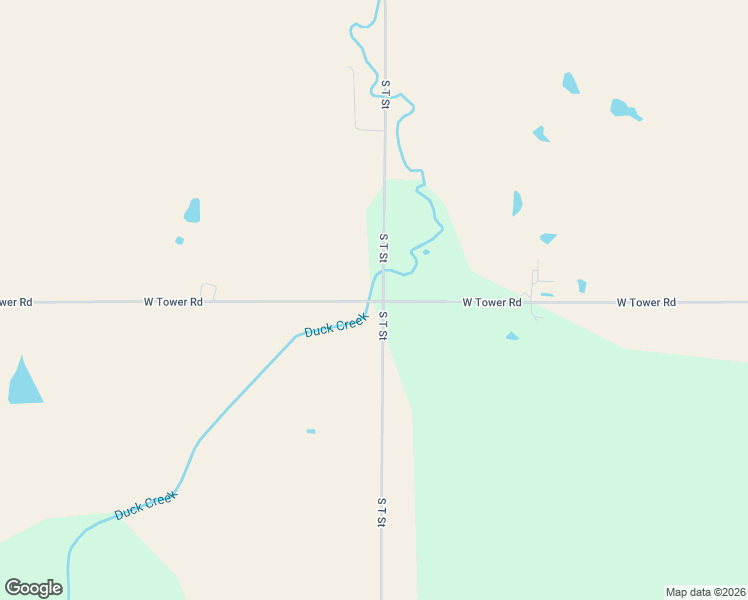 map of restaurants, bars, coffee shops, grocery stores, and more near West Tower Road in Ponca City