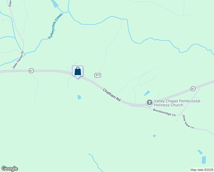 map of restaurants, bars, coffee shops, grocery stores, and more near 11441 Chatham Road in Axton