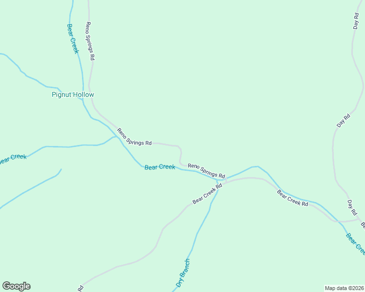 map of restaurants, bars, coffee shops, grocery stores, and more near 424 Reno Springs Road in Walnut Shade