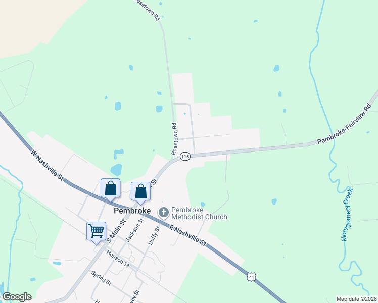 map of restaurants, bars, coffee shops, grocery stores, and more near 280 Nichols Road in Pembroke