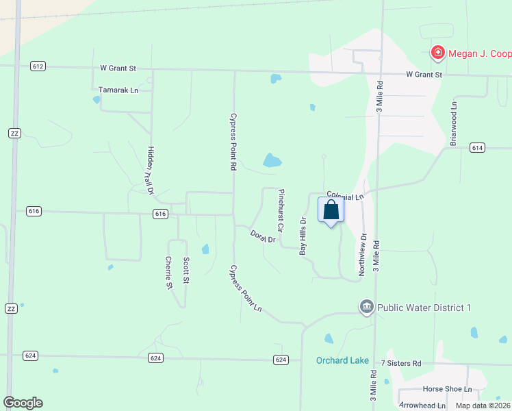 map of restaurants, bars, coffee shops, grocery stores, and more near 11854 Pinehurst Circle in Dexter