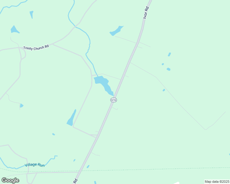 map of restaurants, bars, coffee shops, grocery stores, and more near 17332 Ivor Road in Courtland